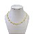 Choker Folheada Ouro 18k e Prata 925 Borboletas Cristais - Imagem 1