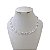 Choker Folheada Ouro 18k e Prata 925 Borboletas Cristais - Imagem 2