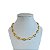 Choker Folheada Ouro 18k e Prata 925 Búzios - Imagem 1