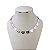 Choker Folheada Ouro 18k e Prata 925 Corações - Imagem 2