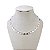 Choker Folheada Ouro 18k e Prata 925 Corações - Imagem 2