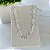 Choker Folheada Ouro 18k e Prata 925 Elos Corações - Imagem 2
