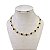 Choker Folheada Ouro 18k Ponto de Luz Cristais - Imagem 3
