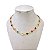 Choker Folheada Ouro 18k Ponto de Luz Cristais - Imagem 2
