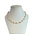 Choker Folheada Ouro 18k Ponto de Luz Cristais - Imagem 10