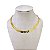 Choker Folheada Ouro 18k e Prata 925 Escamas - Imagem 1