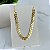 Choker Folheada Ouro 18k e Prata 925 Escamas - Imagem 1