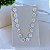 Choker Folheada Ouro 18k e Prata 925 Margaridas - Imagem 2