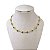 Choker Folheada Ouro 18k e Prata 925 Olho Grego - Imagem 1