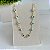 Choker Folheada Ouro 18k e Prata 925 Olho Grego - Imagem 1