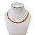 Choker Folheada Ouro 18k e Prata 925 Riviera - Imagem 4