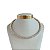 Choker Folheada Ouro 18k e Prata 925 Aro Bolinhas Cravejadas - Imagem 1