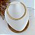 Choker Malha Folheado - Imagem 1
