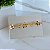 Choker Folheada Ouro 18k Fita Flores - Imagem 1