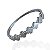 Bracelete Folheado Ouro 18k e Prata 925 Inspired Trevos Cravejado - Imagem 2