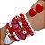 Conjunto Brinco e Kit Pulseiras - Imagem 1
