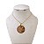 Colar Folheado Ouro 18k Filha Brilha Sem Medo - Imagem 1