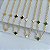 Colar Folheado Ouro 18k Trevos - Imagem 1