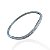 Bracelete Folheado Ouro 18k e Prata 925 Ondulado Cravejado - Imagem 2
