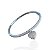 Bracelete Folheado Ouro 18k e Prata 925 Coração Cravejado - Imagem 2