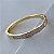 Bracelete Folheado Ouro 18k e Prata 925 Cravejado - Imagem 1