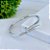 Bracelete Folheado Ouro 18k e Prata 925 Inspired Prego Strass - Imagem 2