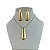 Conjunto Folheado Ouro 18k e Prata 925 Gota Comprida - Imagem 1