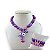 Conjunto Infantil Colar e Kit Pulseiras Divertidamente - Imagem 2