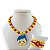 Conjunto Infantil Colar e Kit Pulseiras Divertidamente - Imagem 3