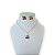 Conjunto Infantil Folheado Ouro 18k e Prata 925 Cereja - Imagem 1