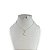 Conjunto Infantil Folheado Ouro 18k e Prata 925 Flor - Imagem 3