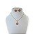 Conjunto Infantil Folheado Ouro 18k e Prata 925 Flor - Imagem 1