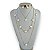 kit Brinco e Colares Folheado Ouro 18k Trevos - Imagem 3