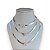 Choker Folheada Ouro 18k e Prata 925 Letra Inicial Cravejada Fita Laminada - Imagem 2