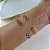 Bracelete Folheado Ouro 18k e Prata 925 Inspired Trevos Cravejados - Imagem 4