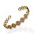 Bracelete Folheado Ouro 18k e Prata 925 Inspired Trevos Cravejados - Imagem 1