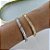 Bracelete Folheado Ouro 18k e Prata 925 Inspired Cravejado - Imagem 3