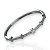 Bracelete Folheado Ouro 18k e Prata 925 Inspired Trevos Cravejados - Imagem 2