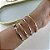 Bracelete Folheado Ouro 18k e Prata 925 Inspired Trevos Cravejados - Imagem 6