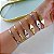 Bracelete Folheado Ouro 18k e Prata 925 Inspired Trevos Madrepérola - Imagem 7