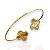 Bracelete Folheado Ouro 18k e Prata 925 Inspired Trevos - Imagem 1