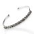 Bracelete Folheado Ouro 18k e Prata 925 Strass - Imagem 2