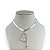 Choker Folheada Ouro 18k e Prata 925 Fita Laminada Nossa Senhora Strass - Imagem 2