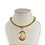 Colar Folheado Ouro 18k Correntaria Nossa Senhora - Imagem 1