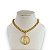 Colar Folheado Ouro 18k Correntaria Nossa Senhora - Imagem 1