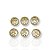 Pingente Folheado Ouro 18k e Prata 925 Filhos Mandala Passante Cravejado - Imagem 1