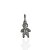 Pingente Folheado Ouro 18k e Prata 925 Filho Penduricalho Cravejado - Imagem 10