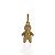 Pingente Folheado Ouro 18k e Prata 925 Filho Penduricalho Cravejado - Imagem 4