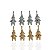Pingente Folheado Ouro 18k e Prata 925 Filho Penduricalho Cravejado - Imagem 1