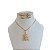 Conjunto Folheado Ouro 18k e Prata 925 Inspired Urso Cravejado - Imagem 1